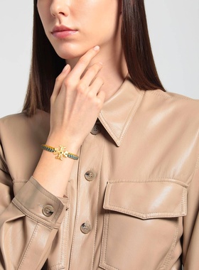1h可退 潮奢 Tory Burch 托里 伯奇 女士 手链 yellow黄色 舒适时