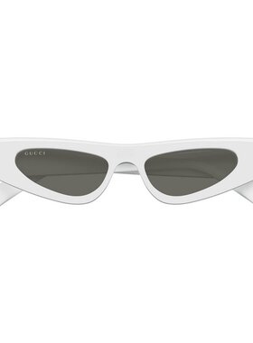 GUCCI 女士眼镜 GG1779S002 SS2025 白色 古驰几何框太阳镜