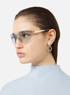 SPORTMAX 女士太阳镜 2522806037001 SS2025 蓝色【付后1h可退】