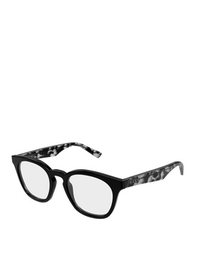 GUCCI 男士眼镜 GG2185O004 SS2026 黑色 几何平光镜