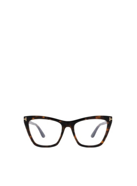 TOM FORD 女士眼镜 FT5971B052 AW2024 黑色 徽标平光镜