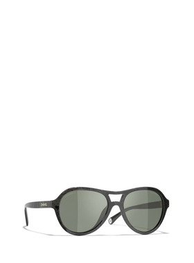 CHANEL 女士眼镜 CH5552U1810B1 CO 灰色 全框太阳镜支付后1h可退