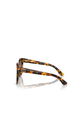 MIU MIU 女士太阳镜 MU01ZSVAU70D CO 棕色 徽标【付后1h可退】