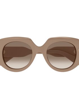 CHLOÉ 女士眼镜 CH0257S005 AW2025 棕色 全框太阳镜