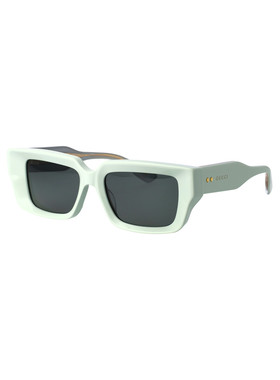 GUCCI 男士太阳镜 GG1529S003 AW2024 黑色 几何框太阳镜古驰眼镜