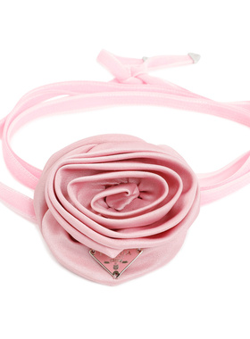 PRADA 女士项链 1IC0632CM3F0V94 AW2023 粉红色 Prada Choker