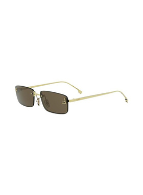 FENDI 男士太阳镜 FE4172US32E SS2026 金色 几何太阳镜