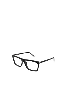 SAINT LAURENT 男士眼镜 SL803005 SS2025 黑色 矩形平光镜