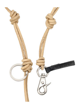 OUR LEGACY 男士项链 A4248ULNNATURAL CO 浅棕色 LEATHER KEYCHA