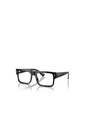 1h可退 PRADA 男士太阳镜 PRA01V16K1O1 SS2025 黑色 几何框平光