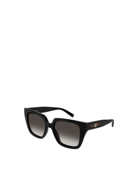 GUCCI 女士眼镜 GG2102S005 SS2026 古驰 黑色几何太阳镜