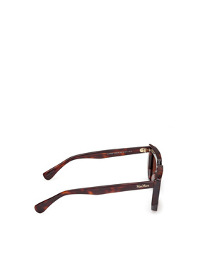 1h可退 MAX MARA 女士眼镜 MM012652E CO 棕色 徽标太阳镜配饰