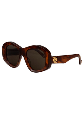 LOEWE 女士眼镜 LW40181I52E CO 棕色 全框太阳镜