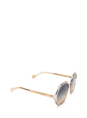 CHLOÉ 女士太阳镜 CC0004S001 AW2025 粉红色 徽标太阳镜