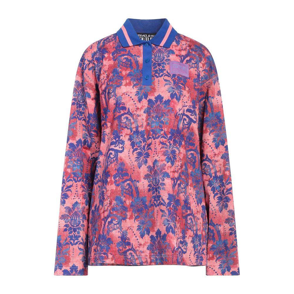 1h可退 潮奢 versace 范思哲 女士 Polo衫 pink粉色 舒适时尚,淘宝优惠券,粉丝福利购,淘宝优惠卷