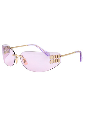 MIU MIU 女士太阳镜 0MUA51SZVN90O SS2026 金色 0MU A51S