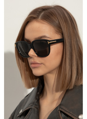 1h可退 TOM FORD 女士太阳镜 FT123605801A CO 黑色