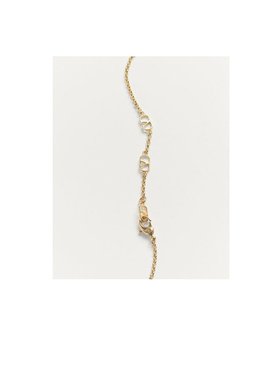 1h可退 VALENTINO 女士项链 WJ0Y79METL01 CO 黄色 徽标项链