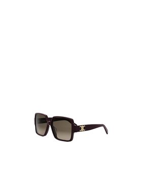 CELINE 女士太阳镜 CL40316U69F SS2025 棕色 全框太阳镜