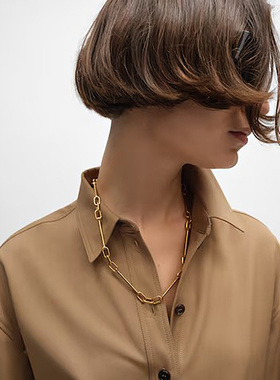 CELINE 女士项链 B101Y6BRA35OR SS2026 金色 CELINE CHARMS neck