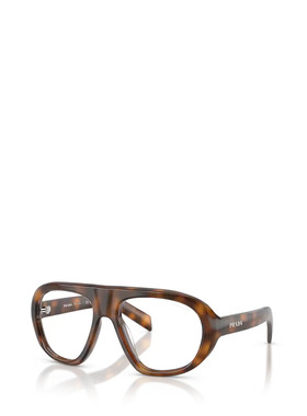 1h可退 PRADA 女士眼镜 PRC05S20D08N SS2026 棕色 全框平光镜