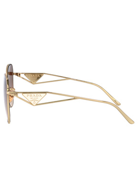 PRADA 女士眼镜 0PR57YSZVN3D0 SS2025 金色 0PR 57YS