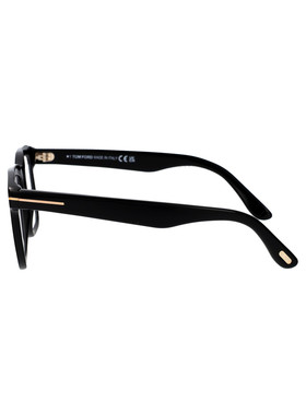 TOM FORD 男士眼镜 FT5977B052 SS2025 黑色 几何平光镜