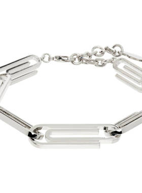 off-white 男士 Paperclip Chain 手链 OMOA110S26MET001