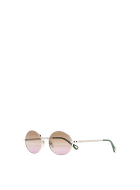 CHLOÉ 女士太阳镜 CH0326S00255 AW2025 银色 Silver metal sungl