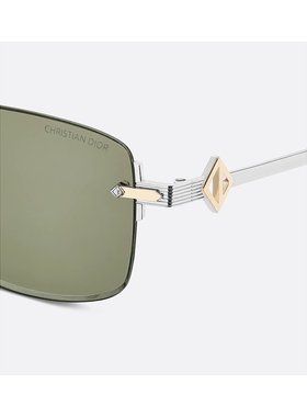 1h可退 DIOR 男士眼镜 CDMS11UXRF2C0 SS2025 绿色 全框太阳镜