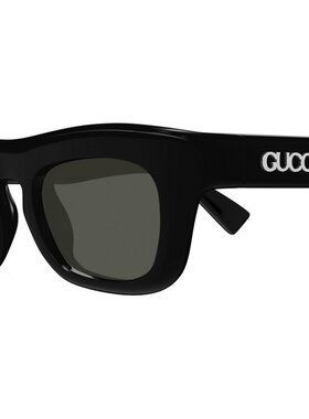 GUCCI 男士眼镜 GG1777S001 AW2025 古驰 黑色全框太阳镜