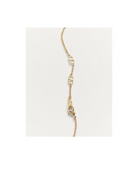 VALENTINO 女士项链 WJ0Y79METL01 CO 黄色徽标 吊坠项链