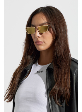 1h可退 OFF-WHITE 男士太阳镜 OERI1190567676 CO 金色 Sunglasse