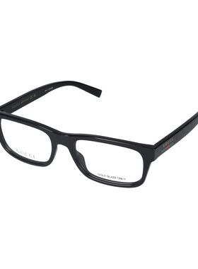 GUCCI 男士眼镜 GG1858O001 SS2026 黑色 全框平光镜