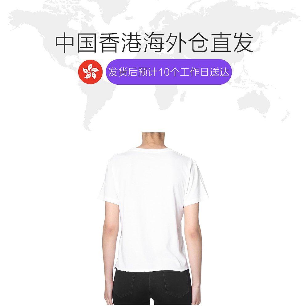 香港直邮圣罗兰女士白色短袖t恤 天猫国际香港直购T恤