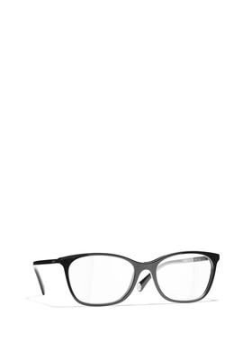 1h可退 CHANEL 女士眼镜 CH3414C501 CO 黑色 Chanel CH3414 blac