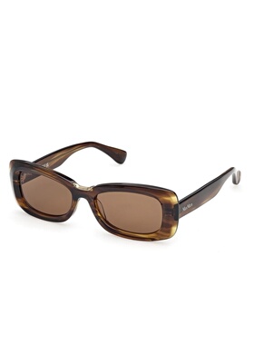 MAX MARA 女士眼镜 MM019761N SS2026 棕色 全框太阳镜