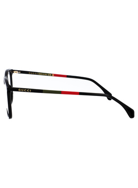 GUCCI 男士眼镜 GG0554O009 SS2025 古驰 黑色长方形眼镜