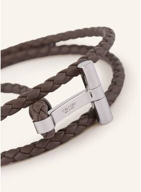 TOM FORD 男士手链手镯 100161335414000 CO 棕色 Leather bracel