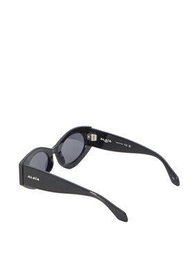 ALAIA 女士眼镜 AA0080S00152NOIR AW2024 黑色 Oval sunglasses