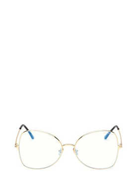 TOM FORD 女士眼镜 FT6049B028 SS2025 白色 全框平光镜