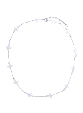 1h可退 潮奢 Dsquared2 二次方 男士 项链 white白色 舒适时尚