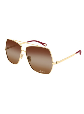 CHLOÉ 女士太阳镜 CH0278S001GOLDGOLDBROWN SS2026