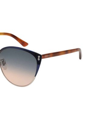 GUCCI 女士眼镜 GG0197S004 AW2021 花色 徽标细节太阳镜古驰