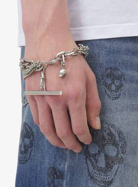 ALEXANDER MCQUEEN 男士手链手镯 804726J160N0926