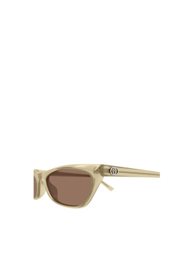 GUCCI 女士眼镜 GG2203S005 AW2026 棕色 Emblem 【付后1h可退】