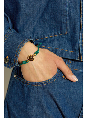 VERSACE 男士手链手镯 10244821A006371GR8J AW2026