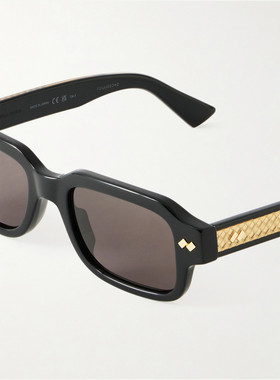 Bottega Veneta 葆蝶家 男士 Eyewear 矩形框太阳镜 BV1442S