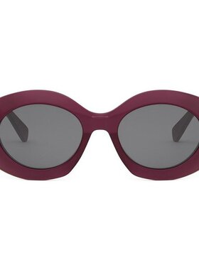 1h可退 CELINE 女士眼镜 CL40292U69A CO 灰色 徽标太阳镜