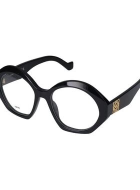 LOEWE 女士眼镜 LW50057I001 AW2025 黑色 logo标识平光镜
